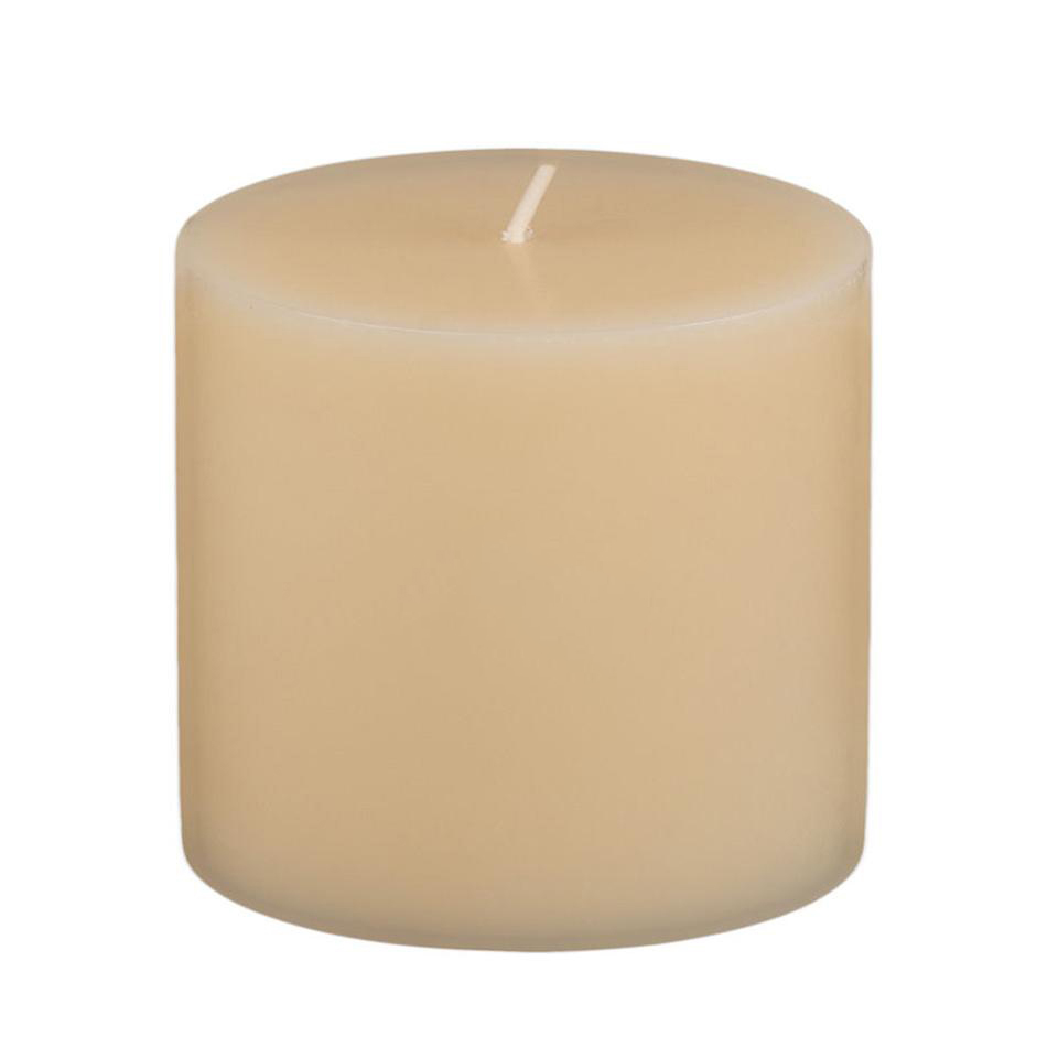 10x10-Krem-Silindir Blok Silindir 10x10 Mum - Görsel 1